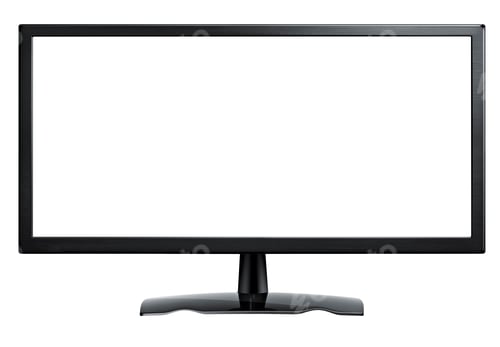 Preview: monitor on white background