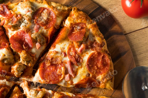 Preview: Savory Homemade Meat Lovers Pizza