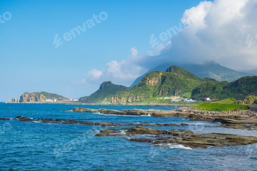 Preview: Beautiful seaside in badouzi of Keelung in Taiwan