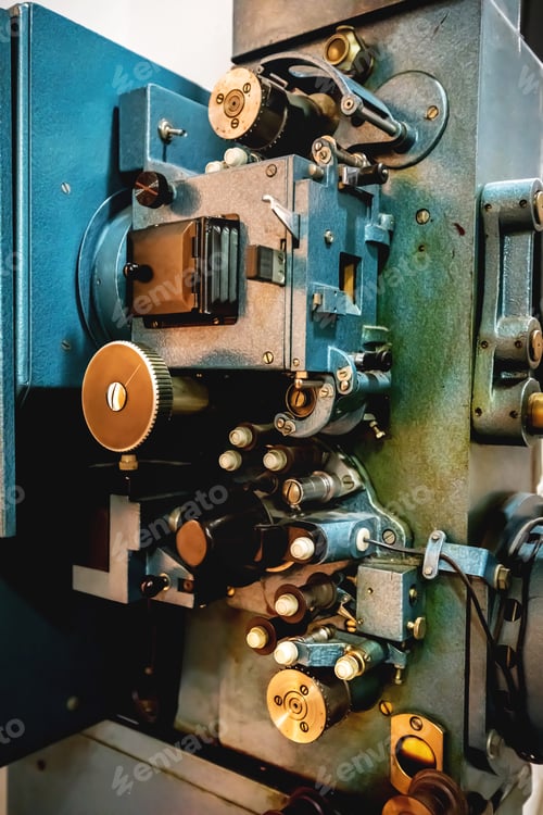 Preview: Old cinematographic analogue machinery