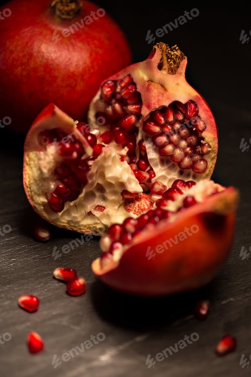 Preview: still life with pomegranates