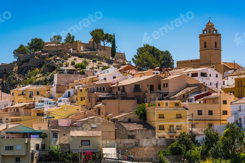 Preview: Polop village on hill top, Alicante,Spain