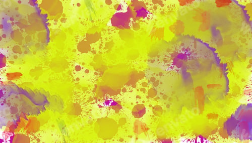 Preview: Background with full watercolor paint splashes.