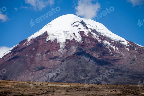 Preview: Snowy mountain on road from village to remote area