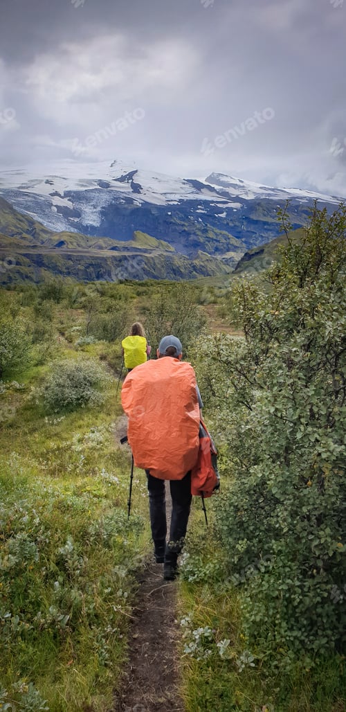 Preview: iceland mountain hiking walking trekking Laugavegur