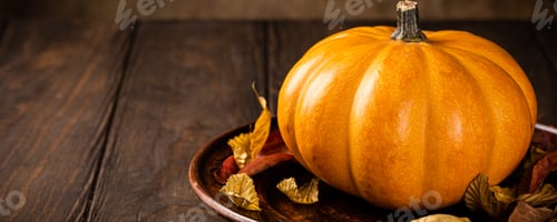 Preview: Autumn pumpkin thanksgiving background