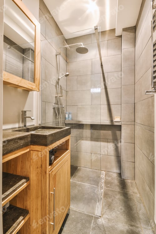 Preview: Sinks and shower cabin