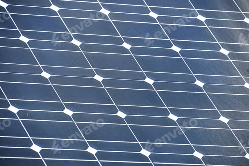 Preview: Full frame close up of solar energy panel, green sustainable renewable energy