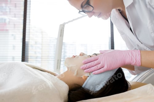 Preview: Cosmetologist Performing Professional Facial Care