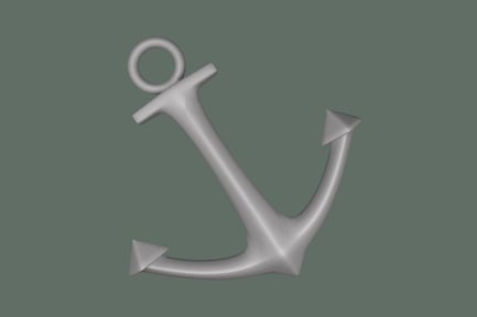 Preview: Anchor Sea 3D Illustration