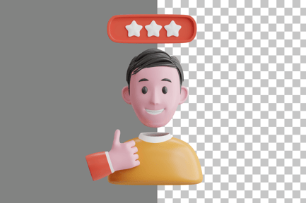 Preview: Satisfied 3D Icon