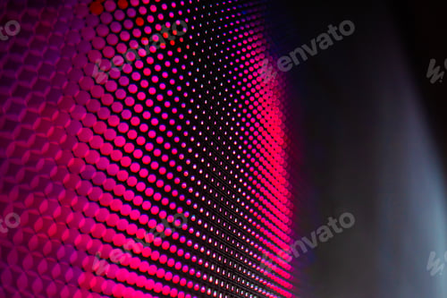 Preview: Large led projection screens. Colorful abstract background. Light show on the stage.