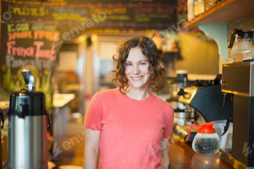 Preview: A coffee shop and cafe in High Falls called The Last Bite. A young woman by the coffee machine.
