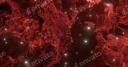 Preview: Space background wallpaper with nebula and stars, cosmic dust, cosmic gas clusters