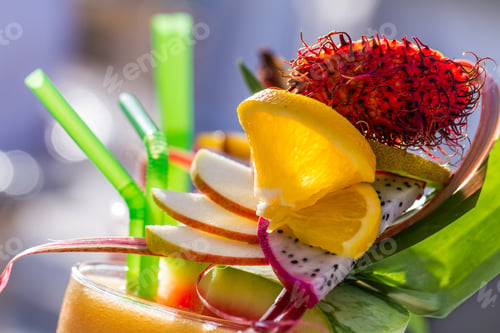 Preview: Refreshing summer drink with watermelon
