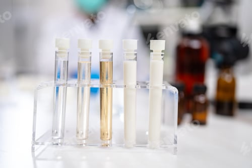 Preview: researcher working in laboratory for medicals science research using scientific equipment technology