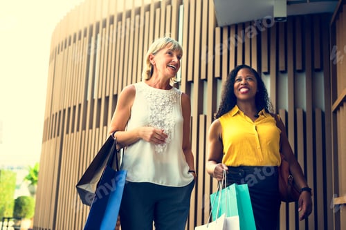 Preview: Woman Femininity Shopping Relax Concept