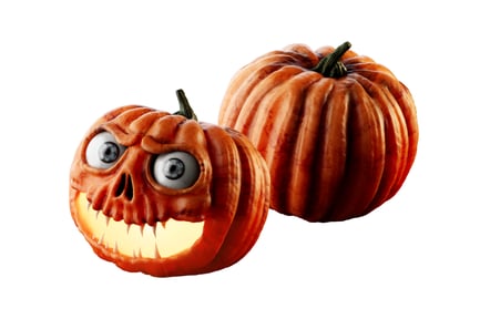 Preview: Gory Jack O Lantern Carved Halloween Pumpkin 3D Model