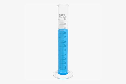 250ml Glass Graduated Cylinder for Laboratory Measurement