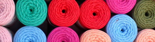 Preview: Colorful rolls of yarn