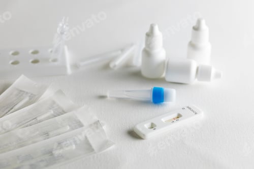 Preview: Self-diagnosis kit for covid-19 virus at home and at work
