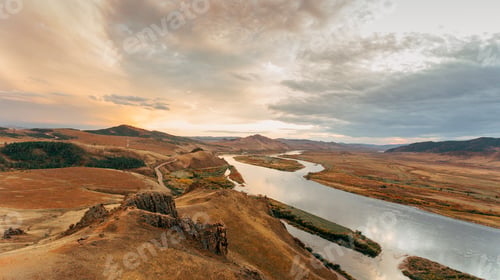 Preview: Mongolian autumn landscape