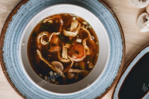 Preview: Spicy prawn mushrooms National soup