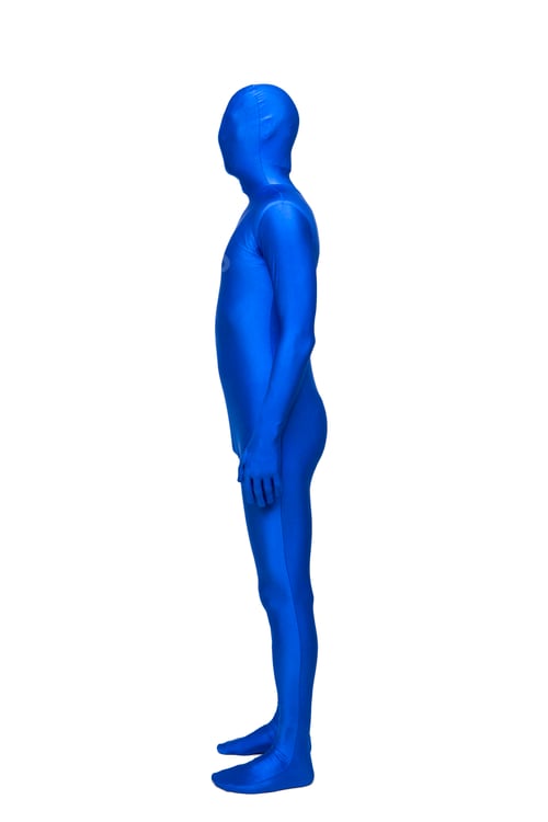 Preview: Mysterious blue man in costume