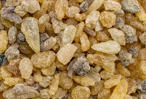 Preview: Closeup of a pile of Frankincense under the lights