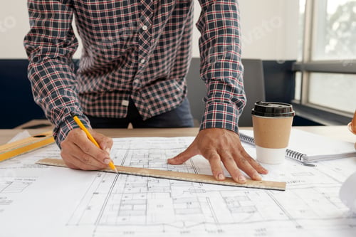 Preview: Blueprint of new building