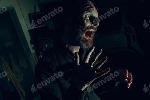 Preview: Zombie in the Halloween dark