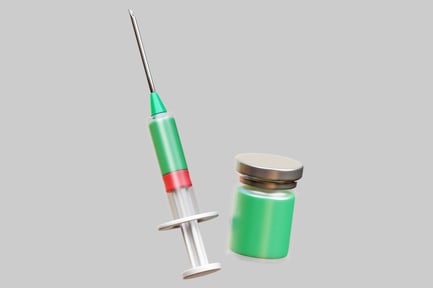 Preview: Medical Needle And Vial For Healthcare