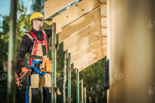 Preview: Worker with Nail Gun