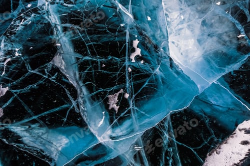 Preview: Cracks and bubbles in the ice of Lake Baikal