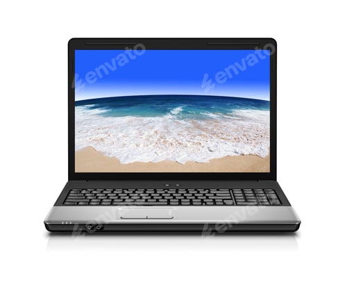 Preview: sea in notebook