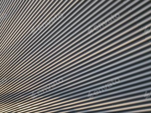 Preview: Corrugated Metal Wall Texture with Shadows for Industrial Use