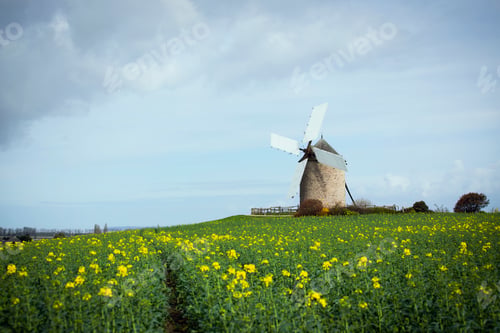 Preview: old mill on a hill
