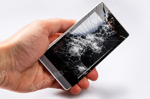 Preview: Smartphone with cracked display