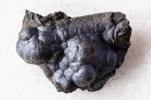 Preview: sample of raw lithiophorite mineral on white