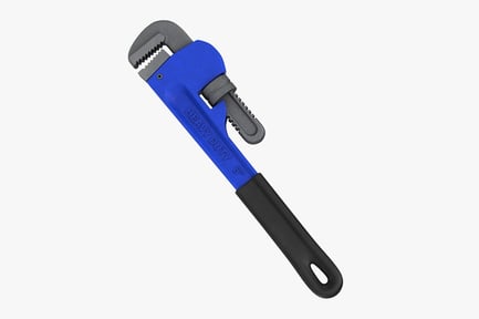 Aperçu: Clé à pipe robuste de 8 po - Outil de plomberie ajustable