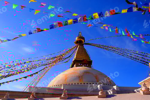 Preview: Boudhanath Stupa in Kathmandu, Nepal, UNESCO World Heritage Site.