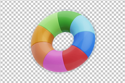 Vorschau: Farbrad 3D-Symbol