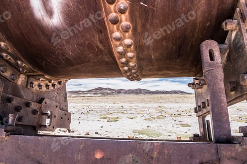 Preview: Train Cemetery aka train graveyard, Uyuni, Bolivia, South America