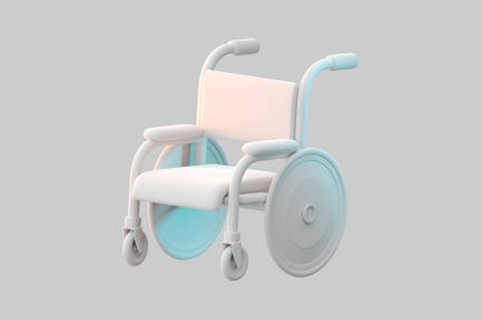 Preview: Minimalist medical wheelchair design