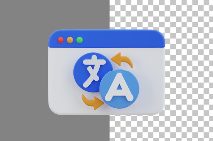 Preview: Translation 3D Icon