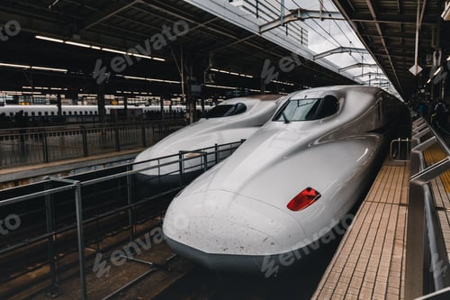 Preview: Train of Shinkansen high-speed rail network in Japan