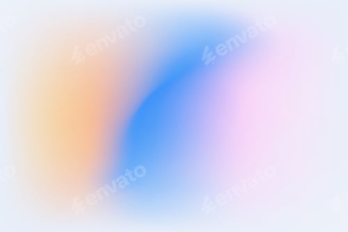 Preview: Blurred smooth colored abstract background. Horizontal template for digital landing page