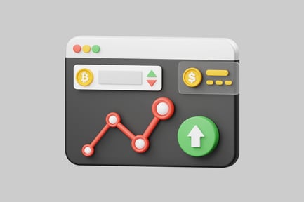 Preview: Finance dashboard with crypto trend