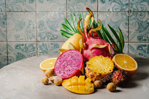 Preview: Composition of tropical fruits