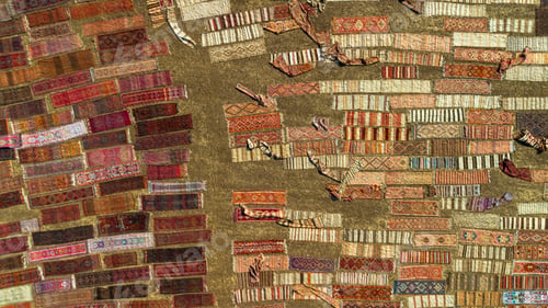 Preview: Carpet Fields in the Summer Season Drone Photo, Dosemealti Antalya, Turkey